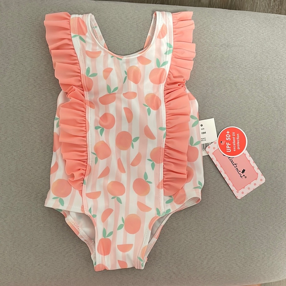 Peaches baby girl swimsuit